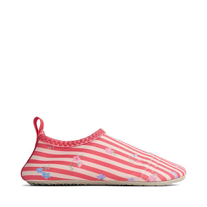 Тапочки для пляжа Wheat "Dolphin Red Stripe Flowers", цветущие полоски